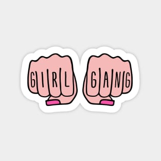 Girl gang female hands Sticker